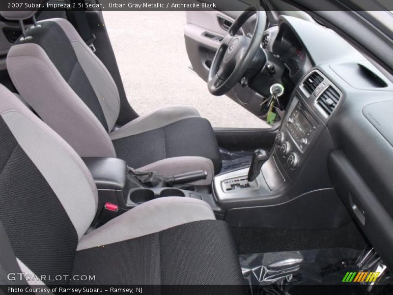 Urban Gray Metallic / Anthracite Black 2007 Subaru Impreza 2.5i Sedan