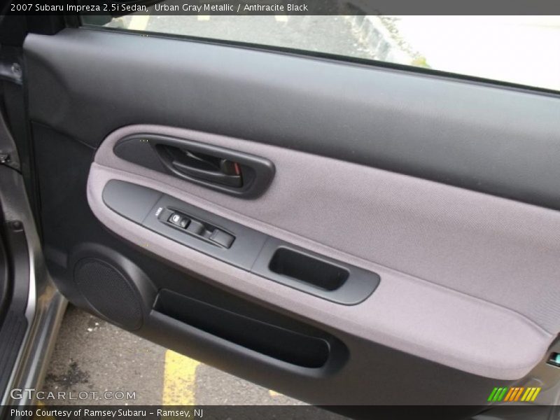 Urban Gray Metallic / Anthracite Black 2007 Subaru Impreza 2.5i Sedan
