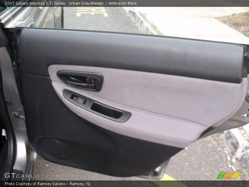 Urban Gray Metallic / Anthracite Black 2007 Subaru Impreza 2.5i Sedan