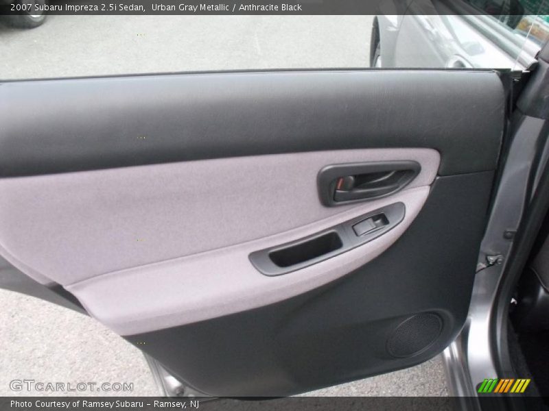 Urban Gray Metallic / Anthracite Black 2007 Subaru Impreza 2.5i Sedan