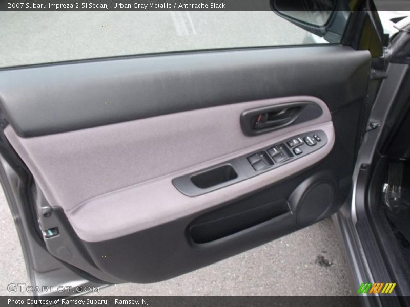 Urban Gray Metallic / Anthracite Black 2007 Subaru Impreza 2.5i Sedan