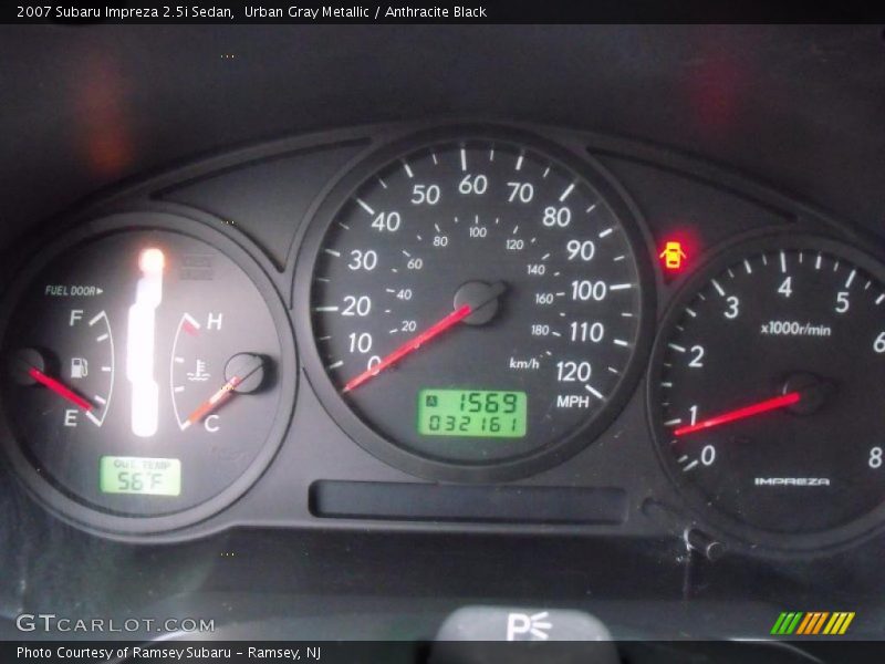 Urban Gray Metallic / Anthracite Black 2007 Subaru Impreza 2.5i Sedan