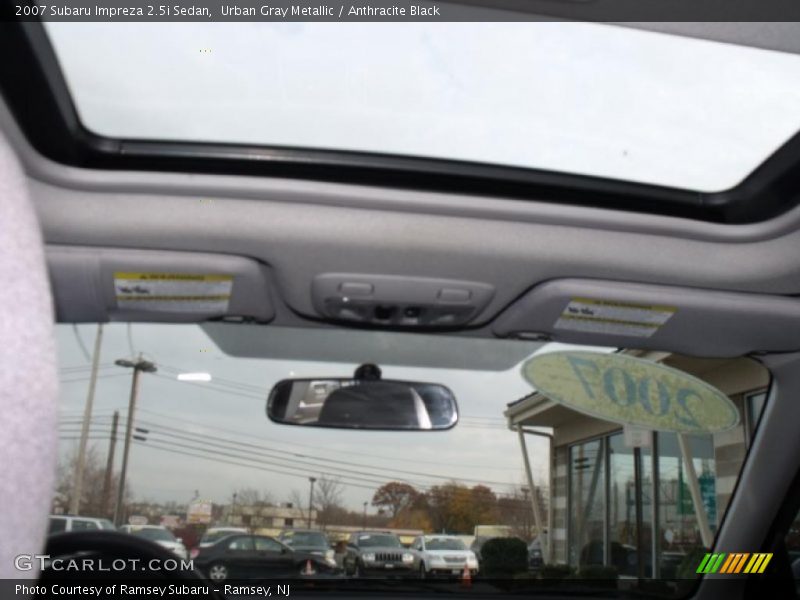 Urban Gray Metallic / Anthracite Black 2007 Subaru Impreza 2.5i Sedan