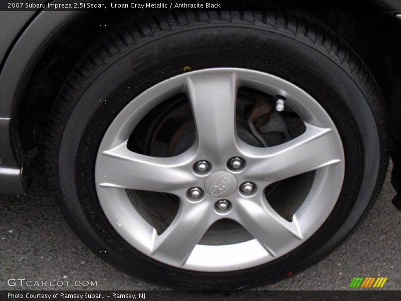 Urban Gray Metallic / Anthracite Black 2007 Subaru Impreza 2.5i Sedan