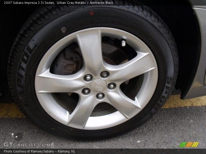 Urban Gray Metallic / Anthracite Black 2007 Subaru Impreza 2.5i Sedan