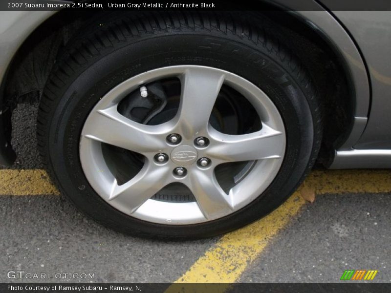 Urban Gray Metallic / Anthracite Black 2007 Subaru Impreza 2.5i Sedan