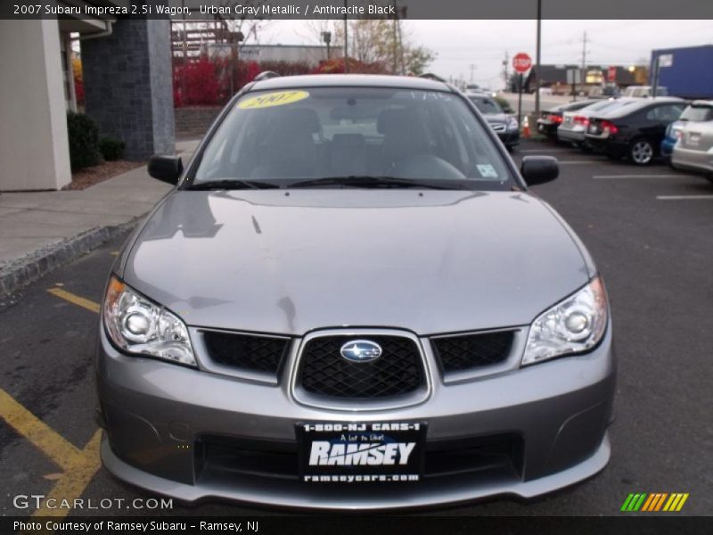 Urban Gray Metallic / Anthracite Black 2007 Subaru Impreza 2.5i Wagon