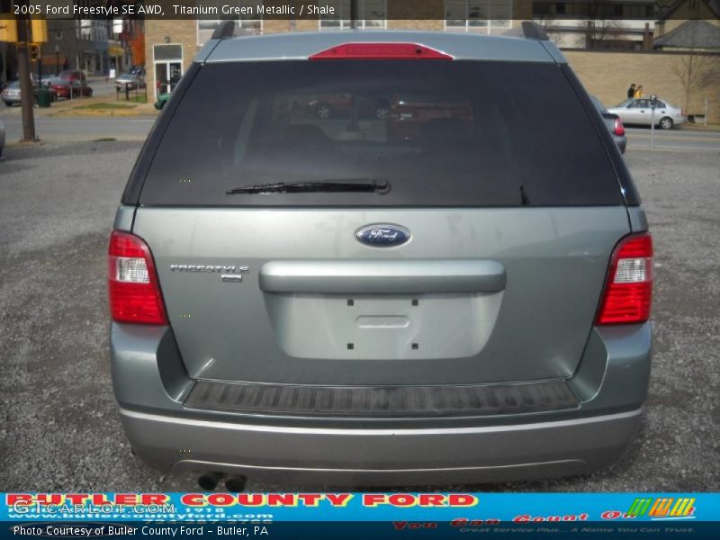 Titanium Green Metallic / Shale 2005 Ford Freestyle SE AWD