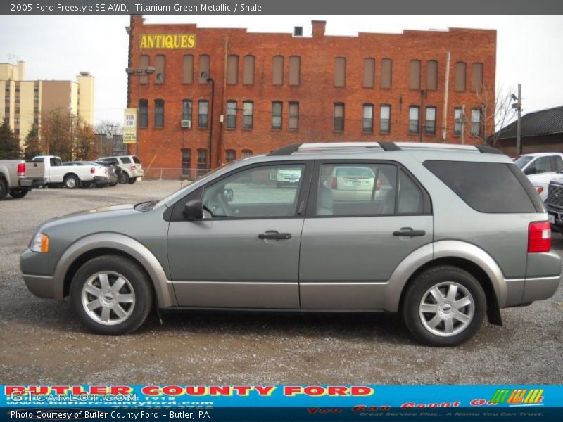 Titanium Green Metallic / Shale 2005 Ford Freestyle SE AWD