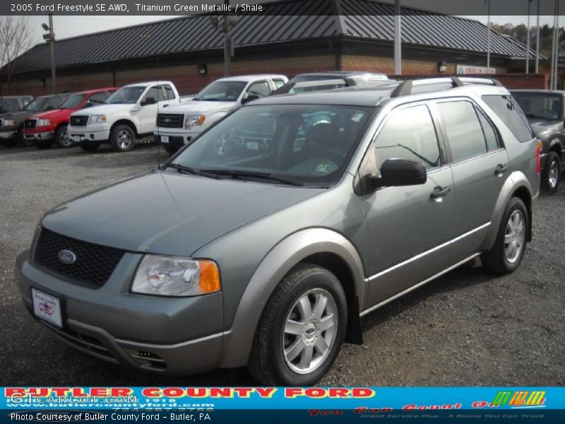 Titanium Green Metallic / Shale 2005 Ford Freestyle SE AWD