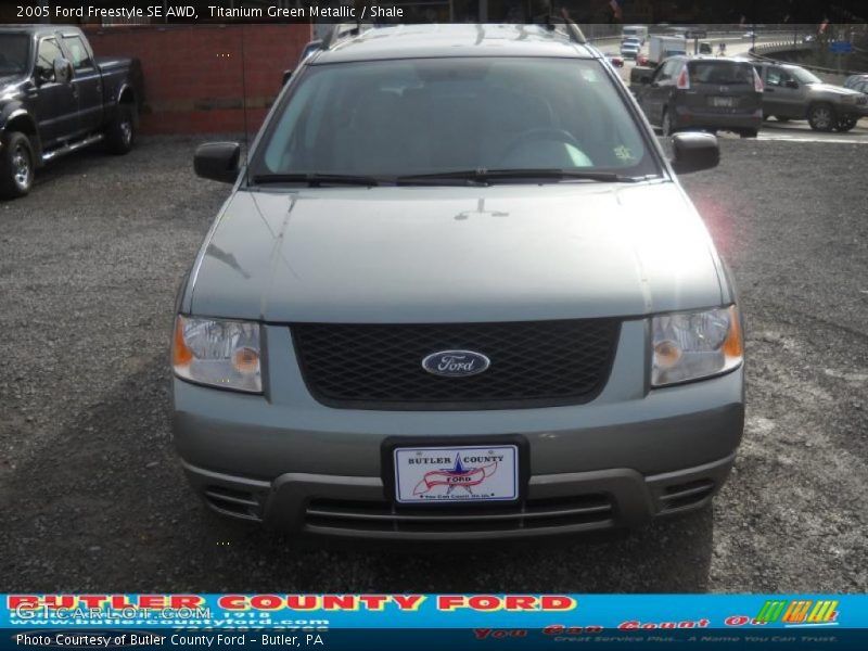 Titanium Green Metallic / Shale 2005 Ford Freestyle SE AWD