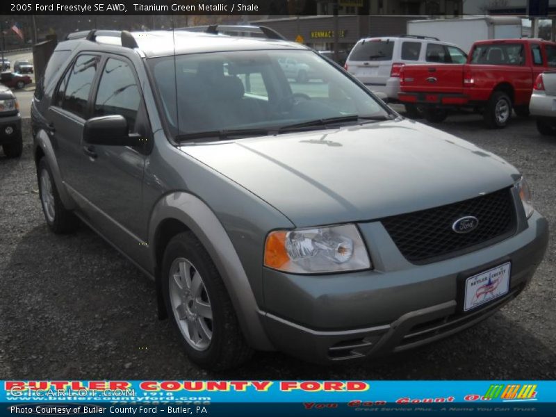 Titanium Green Metallic / Shale 2005 Ford Freestyle SE AWD