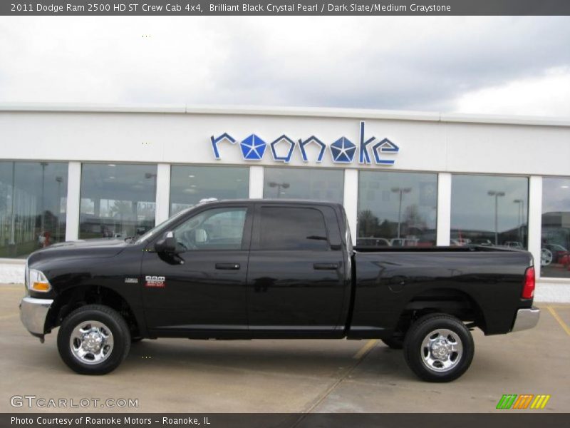Brilliant Black Crystal Pearl / Dark Slate/Medium Graystone 2011 Dodge Ram 2500 HD ST Crew Cab 4x4