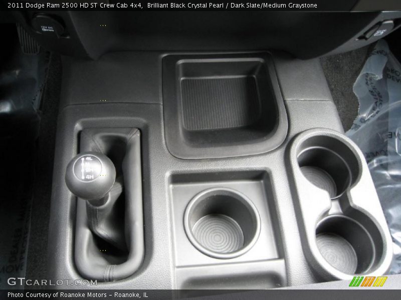 Brilliant Black Crystal Pearl / Dark Slate/Medium Graystone 2011 Dodge Ram 2500 HD ST Crew Cab 4x4