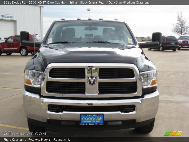 Brilliant Black Crystal Pearl / Dark Slate/Medium Graystone 2011 Dodge Ram 2500 HD ST Crew Cab 4x4