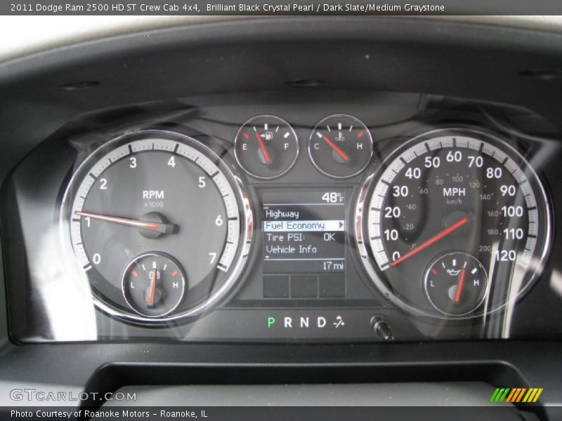  2011 Ram 2500 HD ST Crew Cab 4x4 ST Crew Cab 4x4 Gauges