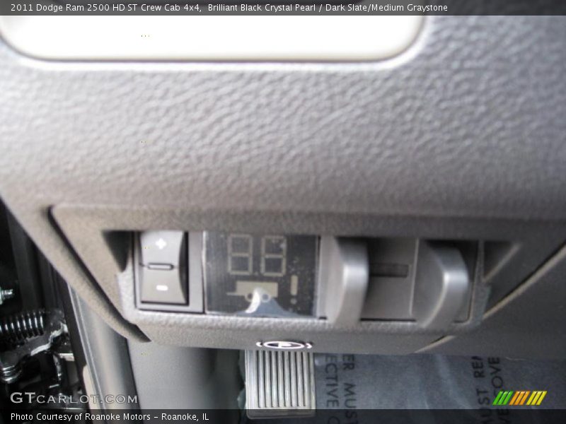 Brilliant Black Crystal Pearl / Dark Slate/Medium Graystone 2011 Dodge Ram 2500 HD ST Crew Cab 4x4
