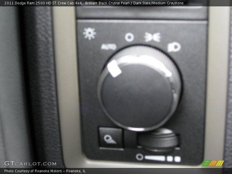 Brilliant Black Crystal Pearl / Dark Slate/Medium Graystone 2011 Dodge Ram 2500 HD ST Crew Cab 4x4