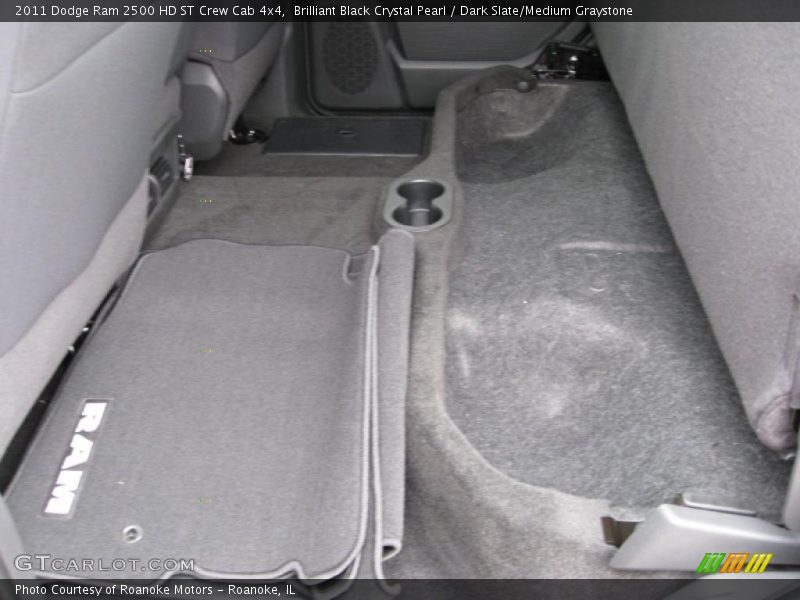 Brilliant Black Crystal Pearl / Dark Slate/Medium Graystone 2011 Dodge Ram 2500 HD ST Crew Cab 4x4