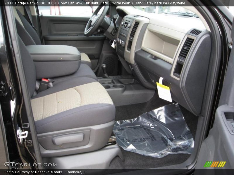  2011 Ram 2500 HD ST Crew Cab 4x4 Dark Slate/Medium Graystone Interior