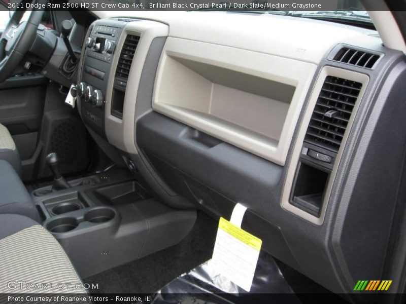 Brilliant Black Crystal Pearl / Dark Slate/Medium Graystone 2011 Dodge Ram 2500 HD ST Crew Cab 4x4