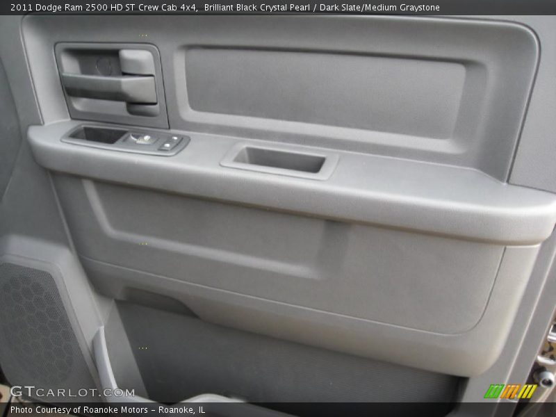 Brilliant Black Crystal Pearl / Dark Slate/Medium Graystone 2011 Dodge Ram 2500 HD ST Crew Cab 4x4