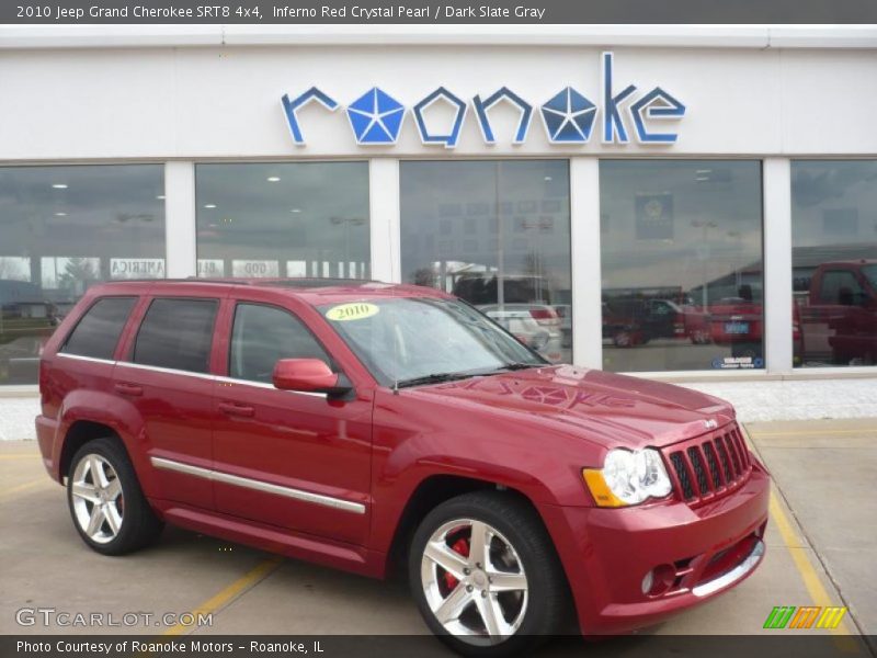 Inferno Red Crystal Pearl / Dark Slate Gray 2010 Jeep Grand Cherokee SRT8 4x4