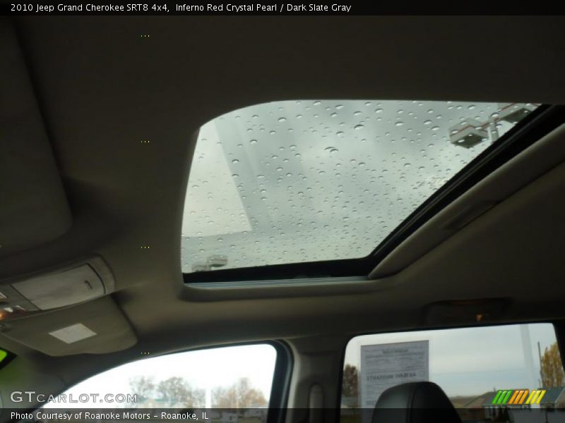 Sunroof of 2010 Grand Cherokee SRT8 4x4