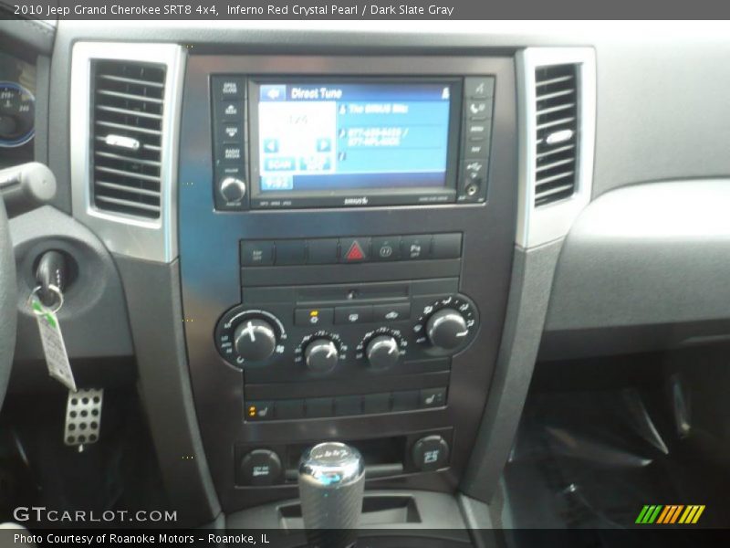 Controls of 2010 Grand Cherokee SRT8 4x4