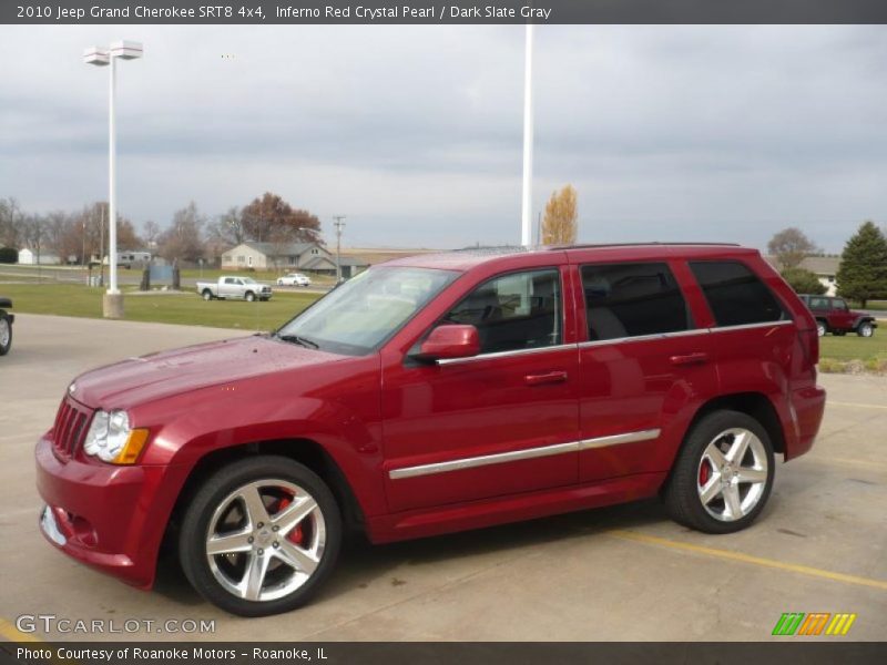 Inferno Red Crystal Pearl / Dark Slate Gray 2010 Jeep Grand Cherokee SRT8 4x4