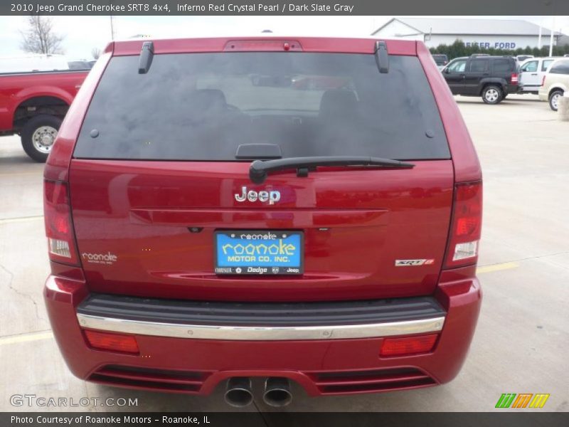 Inferno Red Crystal Pearl / Dark Slate Gray 2010 Jeep Grand Cherokee SRT8 4x4