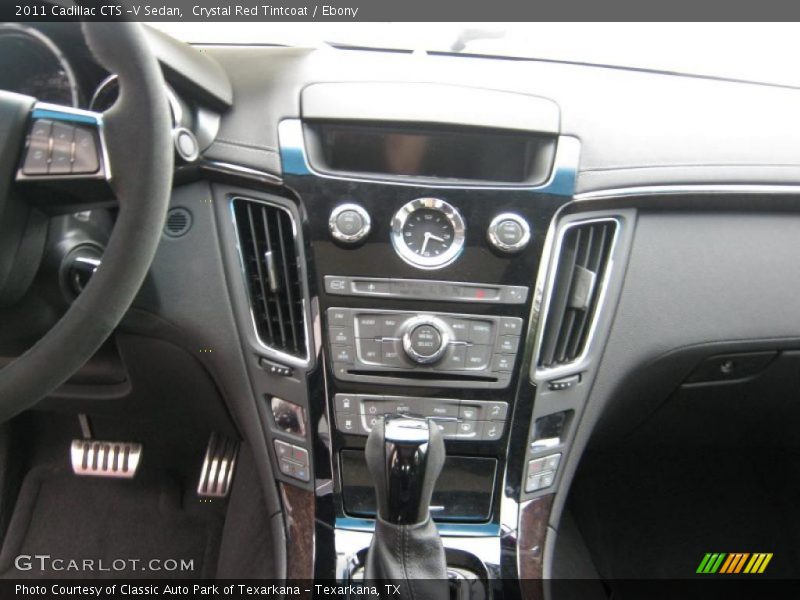 Crystal Red Tintcoat / Ebony 2011 Cadillac CTS -V Sedan