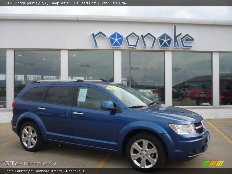 Deep Water Blue Pearl Coat / Dark Slate Gray 2010 Dodge Journey R/T