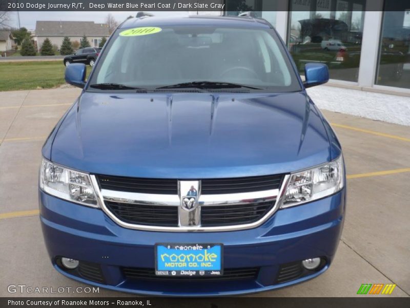 Deep Water Blue Pearl Coat / Dark Slate Gray 2010 Dodge Journey R/T