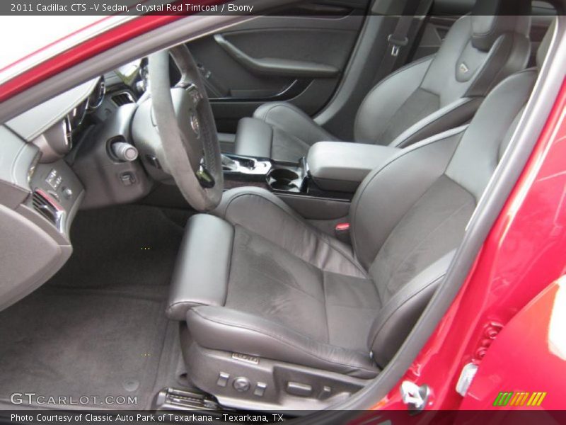 Ebony Interior - 2011 CTS -V Sedan 