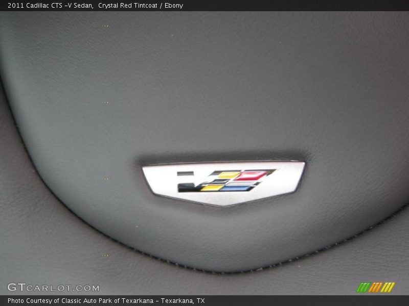 Crystal Red Tintcoat / Ebony 2011 Cadillac CTS -V Sedan