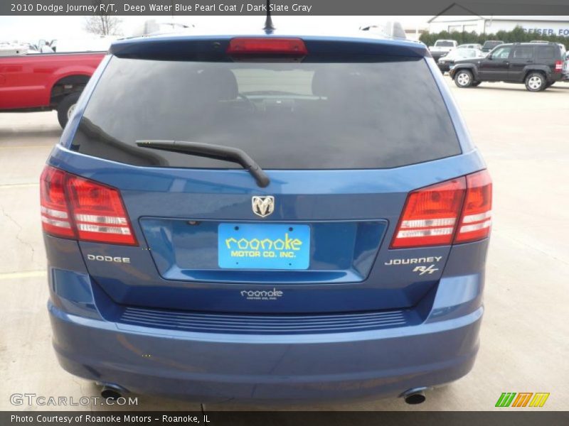 Deep Water Blue Pearl Coat / Dark Slate Gray 2010 Dodge Journey R/T