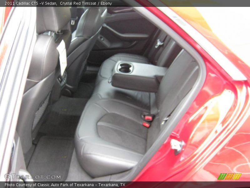 Crystal Red Tintcoat / Ebony 2011 Cadillac CTS -V Sedan