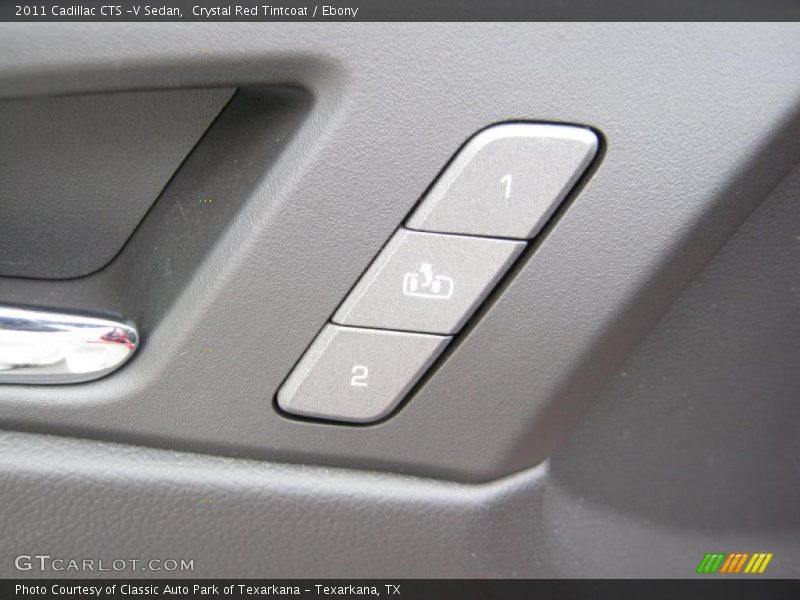 Crystal Red Tintcoat / Ebony 2011 Cadillac CTS -V Sedan