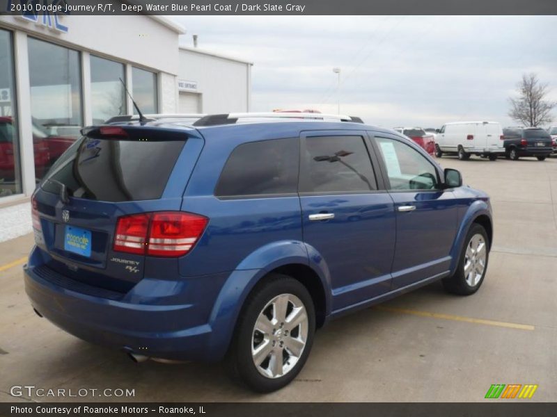 Deep Water Blue Pearl Coat / Dark Slate Gray 2010 Dodge Journey R/T
