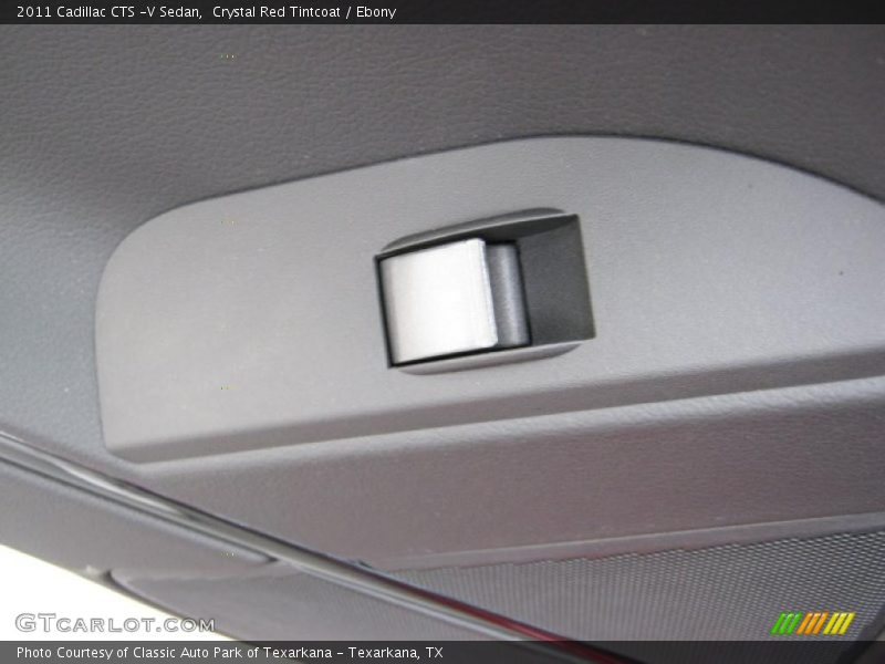 Crystal Red Tintcoat / Ebony 2011 Cadillac CTS -V Sedan