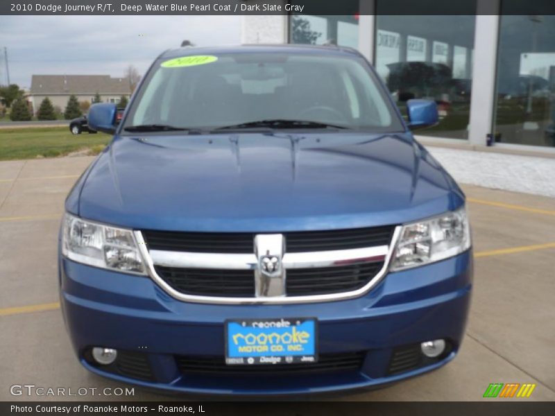 Deep Water Blue Pearl Coat / Dark Slate Gray 2010 Dodge Journey R/T