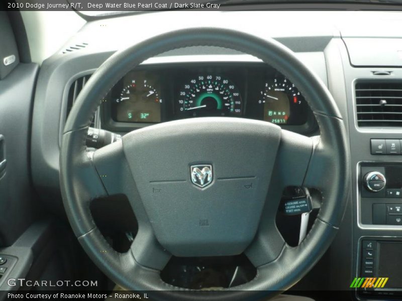 Deep Water Blue Pearl Coat / Dark Slate Gray 2010 Dodge Journey R/T
