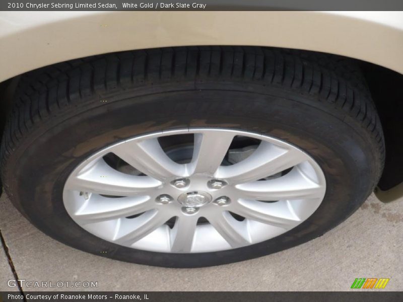 White Gold / Dark Slate Gray 2010 Chrysler Sebring Limited Sedan