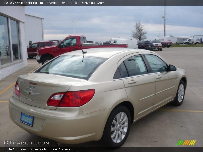 White Gold / Dark Slate Gray 2010 Chrysler Sebring Limited Sedan