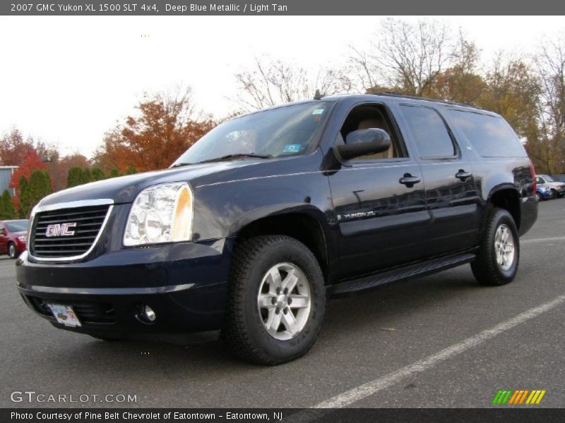 Deep Blue Metallic / Light Tan 2007 GMC Yukon XL 1500 SLT 4x4