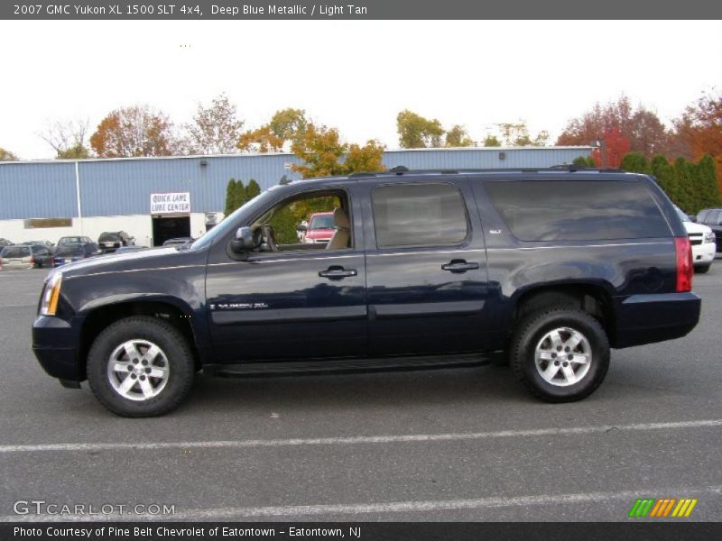 Deep Blue Metallic / Light Tan 2007 GMC Yukon XL 1500 SLT 4x4