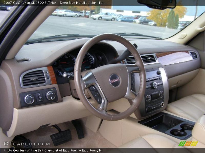 Deep Blue Metallic / Light Tan 2007 GMC Yukon XL 1500 SLT 4x4