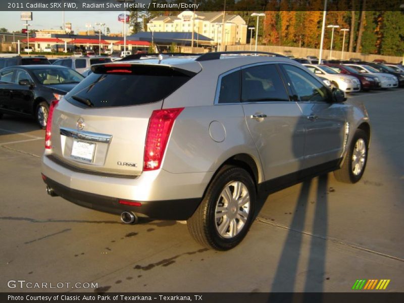 Radiant Silver Metallic / Titanium/Ebony 2011 Cadillac SRX FWD