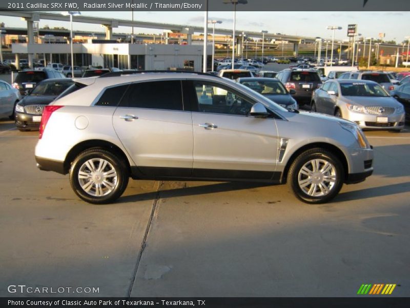 Radiant Silver Metallic / Titanium/Ebony 2011 Cadillac SRX FWD